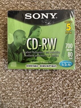 Sony Green CD-RW 5-Pack